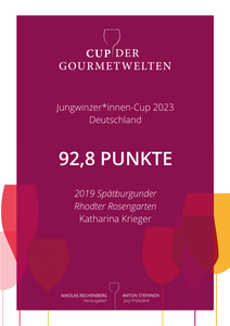 2019 Spätburgunder Rhodter Rosengarten trocken